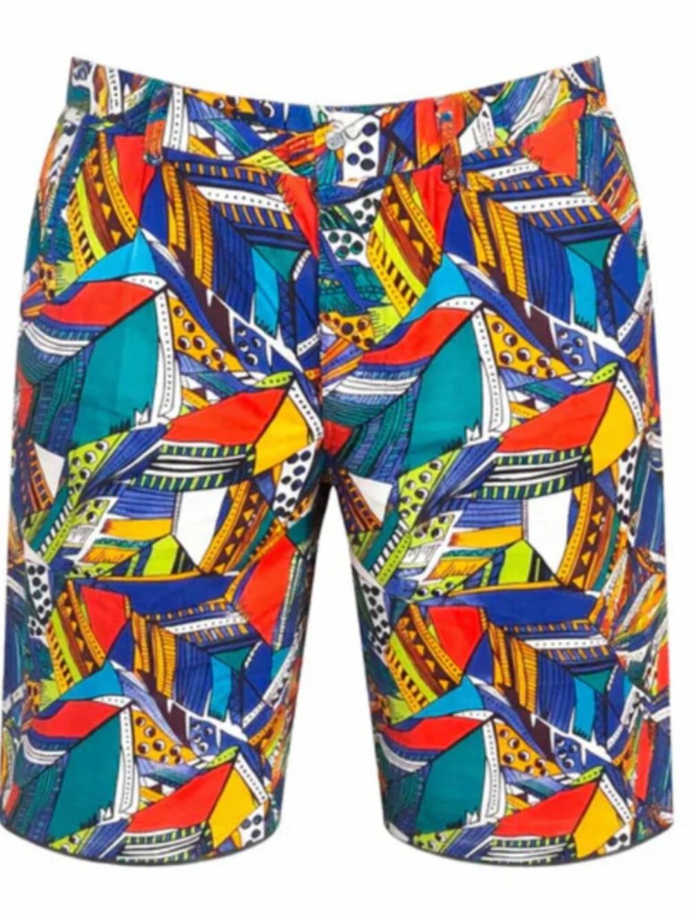 Multicolor Ankara Shorts